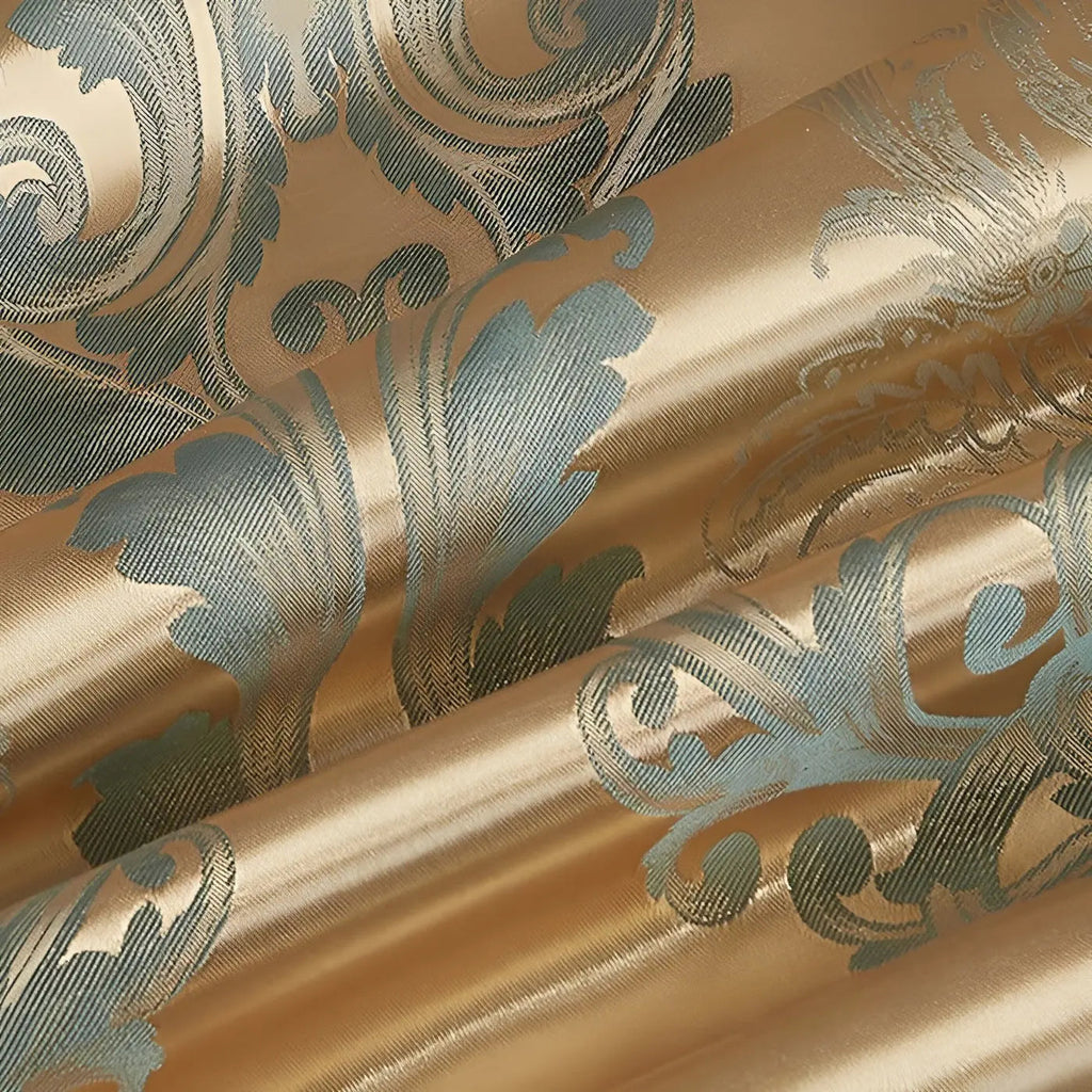 Satin Jacquard Duvet Cover for Luxury Bedroom - Double, Queen, King Sizes, view 8