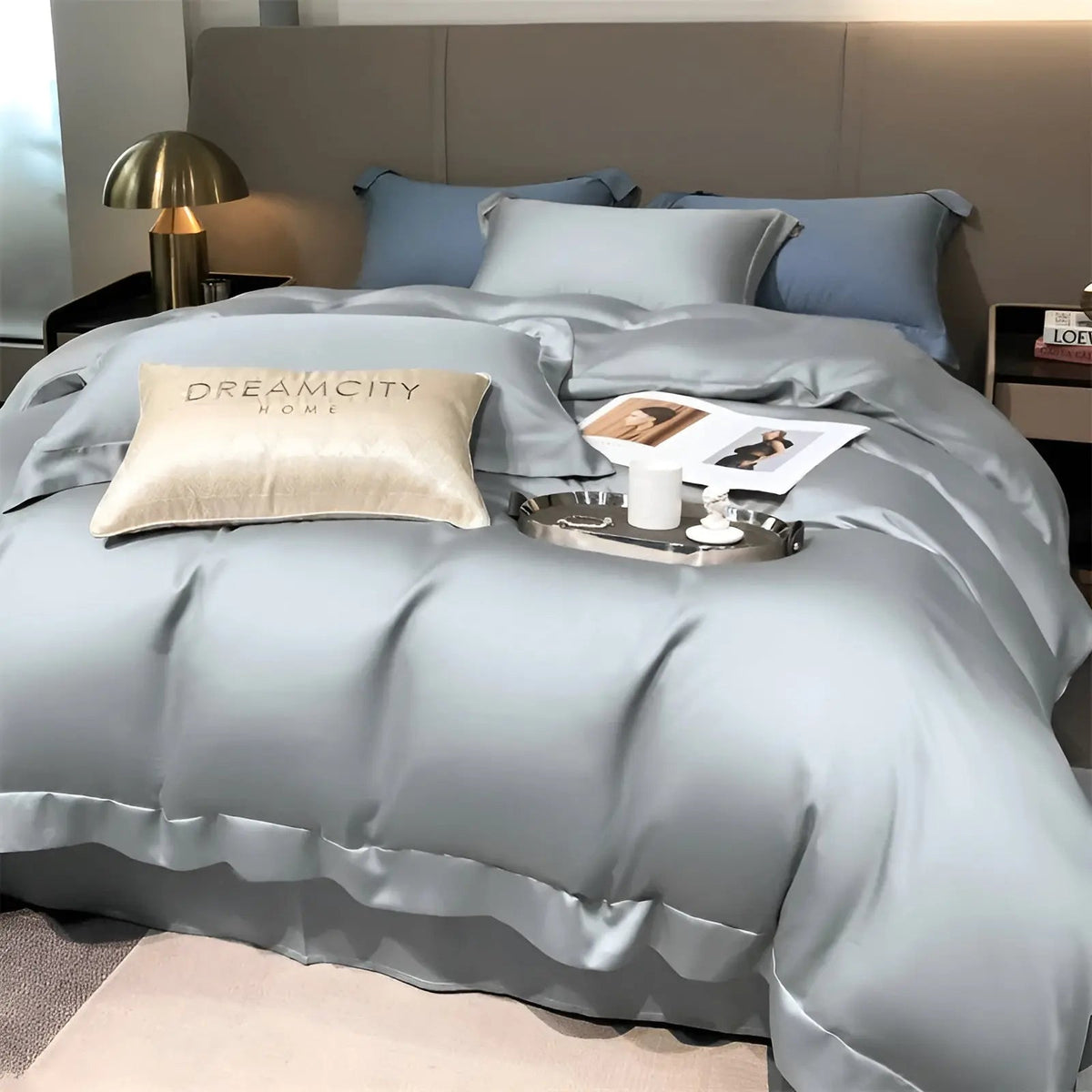 Luxury Bamboo Bed Set - 100% Organic, Thermoregulating, Machine Washable
