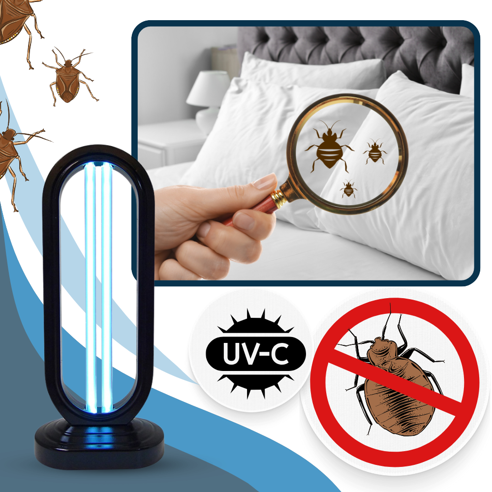 Multi-Surface UV Disinfectant Bulb for Home and Travel - 38W, Uv-C, Black, view 2