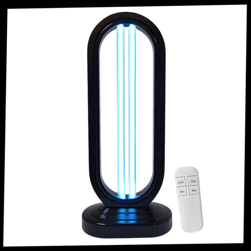 Multi-Surface UV Disinfectant Bulb for Home and Travel - 38W, Uv-C, Black, view 8