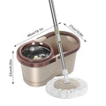 Automatic Spin Easy-Wring Mop Set - Chenille, Dual Water System