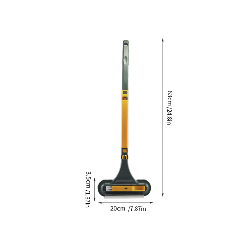 Window Cleaning Tool with Dual-head - Plastic, Blue or Yellow, view 10