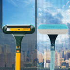 Window Cleaning Tool with Dual-head - Plastic, Blue or Yellow, view 2
