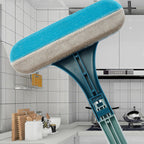 Window Cleaning Tool with Dual-head - Plastic, Blue or Yellow, view 9
