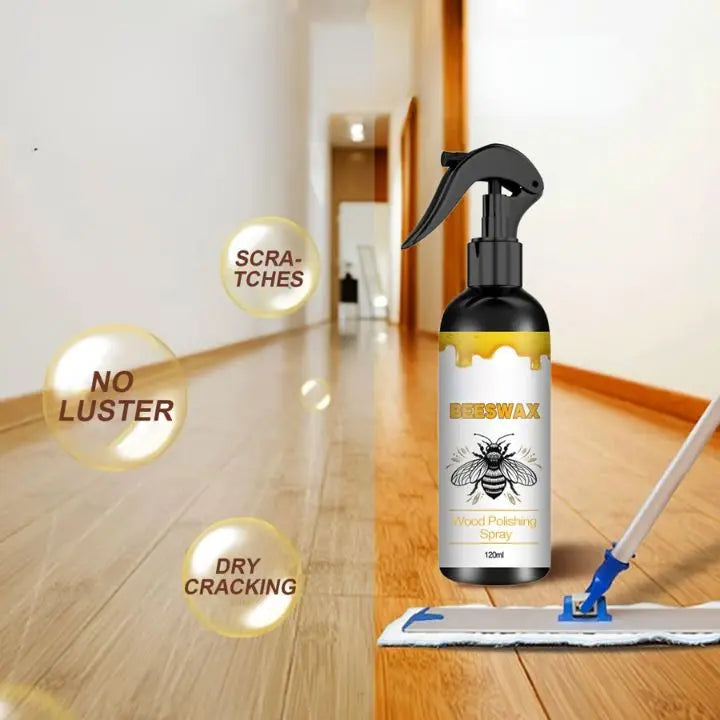Natural Beeswax Wood Care Spray - Non-Toxic, Scentless, 120 ml, view 4