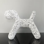Dog Sculpture Ornament - Hand-Painted Resin Art Carving, view 2