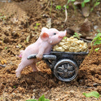 Cute Pig Ornament for Car or Home - Resin Animal Decoration, view 17