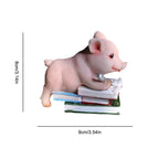 Cute Pig Ornament for Car or Home - Resin Animal Decoration, view 9