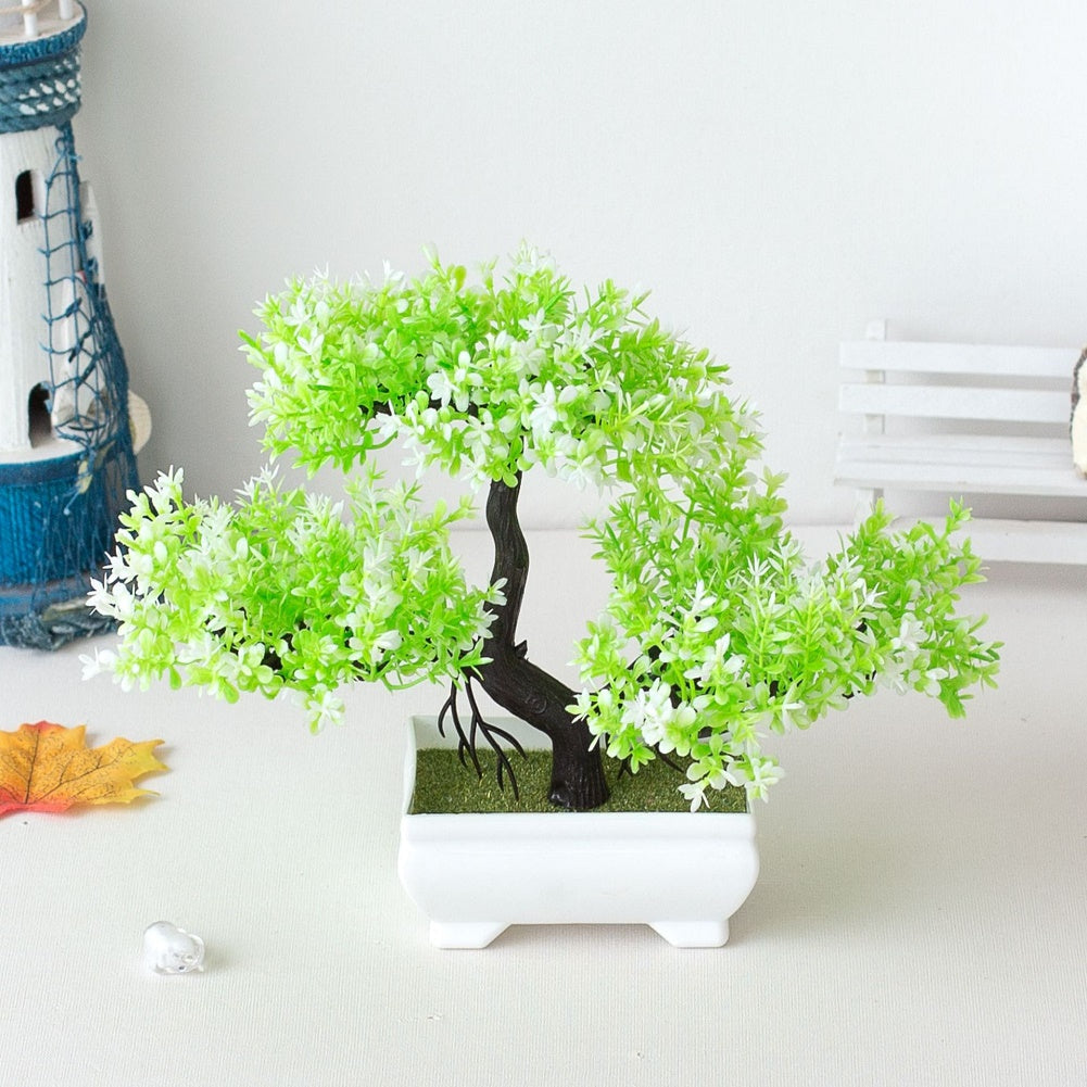 Artificial Bonsai Plant for Home Decor - Plastic, 25 cm x 18 cm, view 4