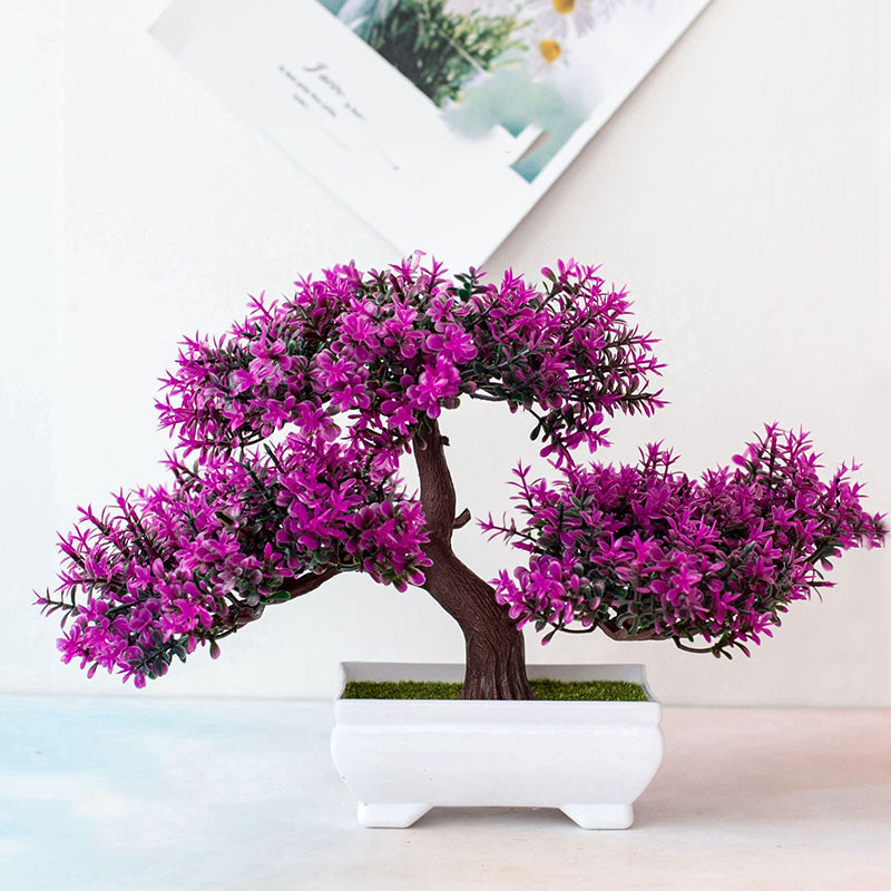Artificial Bonsai Plant for Home Decor - Plastic, 25 cm x 18 cm, view 5