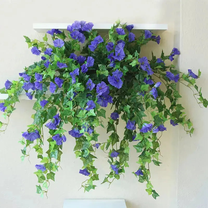 Artificial Morning Glory Flower Vine - UV-Resistant, 66 cm, Indoor Outdoor, view 11