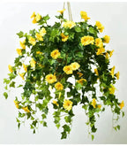 Artificial Morning Glory Flower Vine - UV-Resistant, 66 cm, Indoor Outdoor, view 12