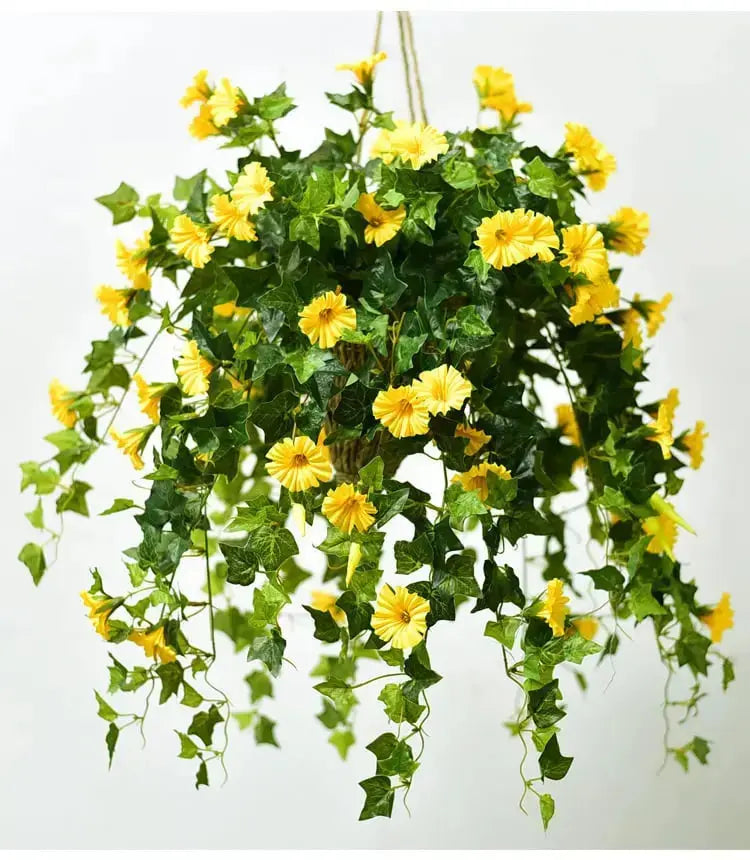 Artificial Morning Glory Flower Vine - UV-Resistant, 66 cm, Indoor Outdoor, view 12