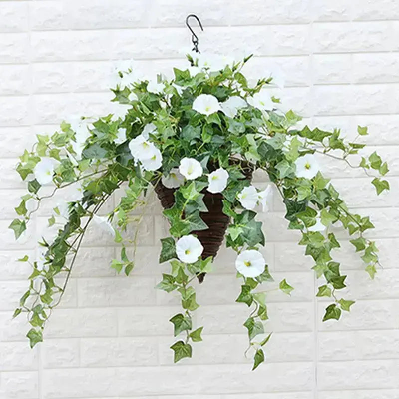 Artificial Morning Glory Flower Vine - UV-Resistant, 66 cm, Indoor Outdoor, view 14