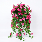 Artificial Morning Glory Flower Vine - UV-Resistant, 66 cm, Indoor Outdoor, view 3