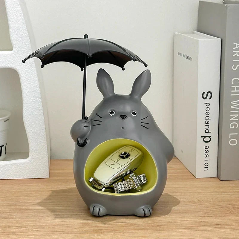 Cartoon Resin Storage Bowl Figure for Living Room or Bedroom - Multicolour, view 5