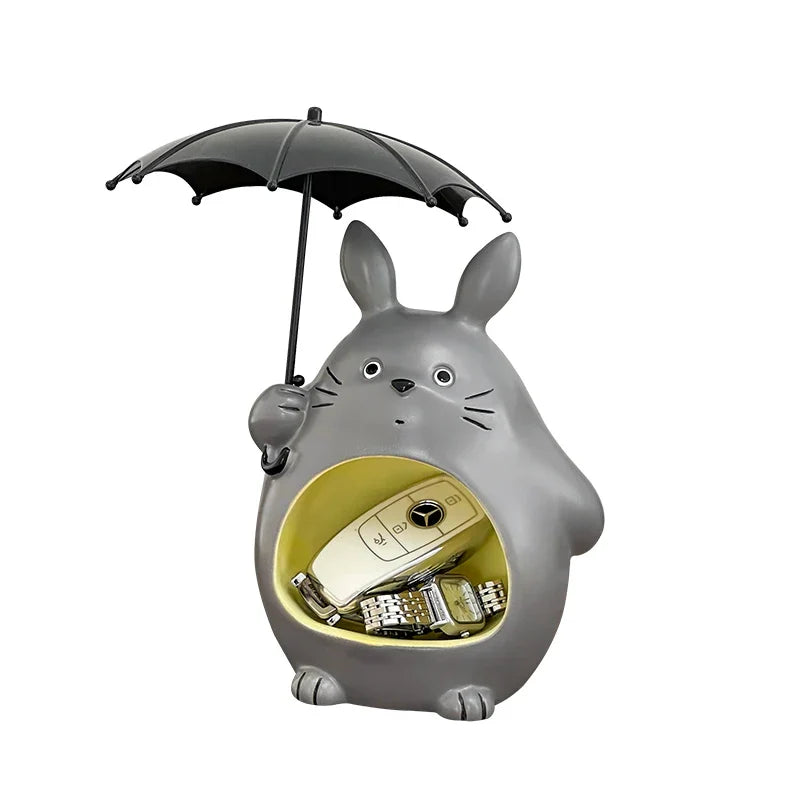 Cartoon Resin Storage Bowl Figure for Living Room or Bedroom - Multicolour, view 6