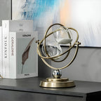 Luxury Hourglass Clock with Gold Brass Frame - 24x22 cm, 30/60 Minute Timer, view 2