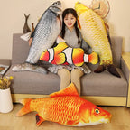 Giant Fish Plush Realistic Pillow - 15.75in x 23.62in, PP Cotton Filling, view 4
