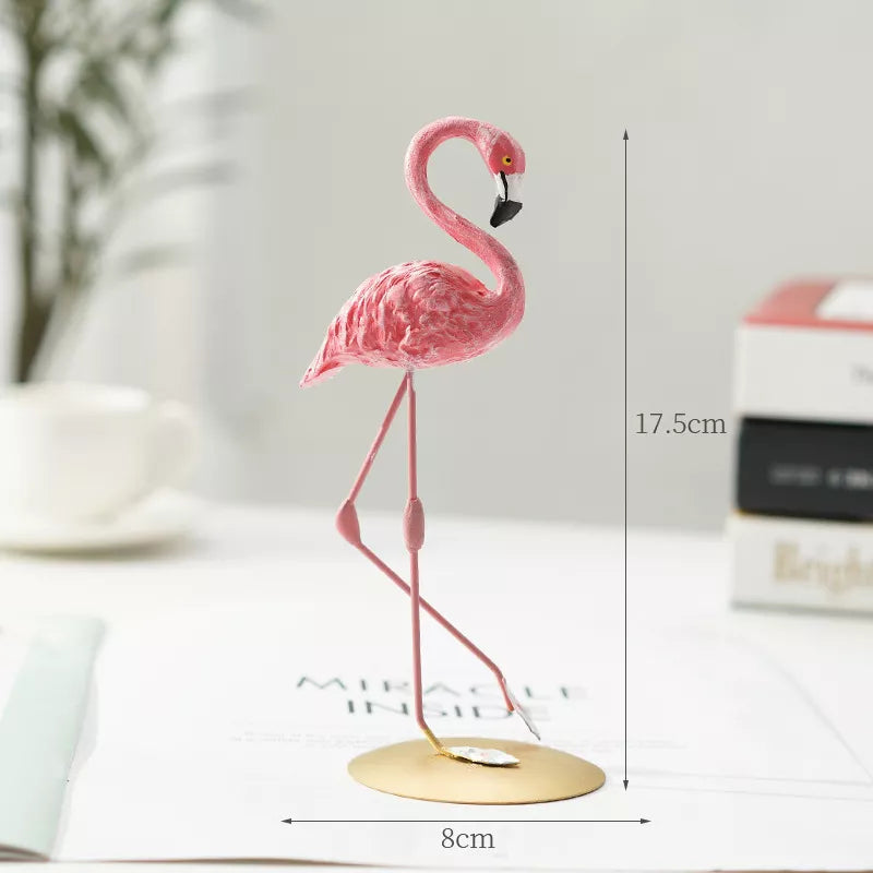 Nordic Flamingo Resin Figurine for Living Room or Office - 3 cm Height, view 14