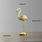 Nordic Flamingo Resin Figurine for Living Room or Office - 3 cm Height, view 3