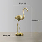 Nordic Flamingo Resin Figurine for Living Room or Office - 3 cm Height, view 4