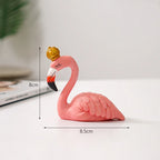 Nordic Flamingo Resin Figurine for Living Room or Office - 3 cm Height, view 5