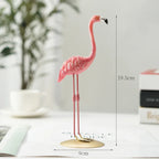 Nordic Flamingo Resin Figurine for Living Room or Office - 3 cm Height