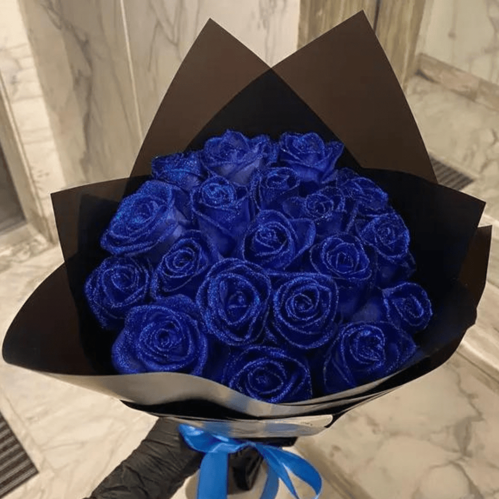 Preserved Real Glitter Rose for Romantic Gifts and Home Decoration - 10 cm, view 4