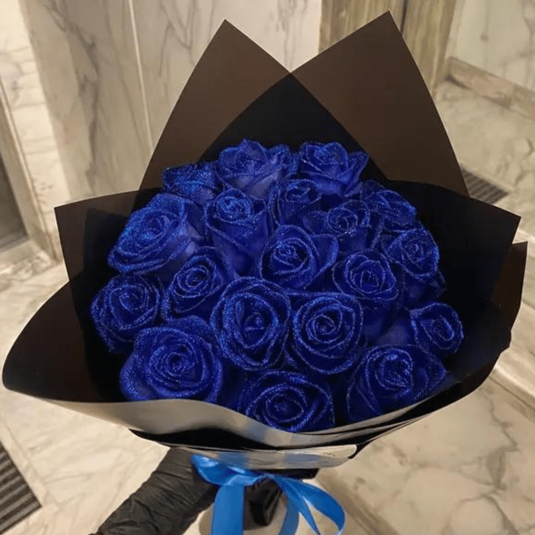 Preserved Real Glitter Rose for Romantic Gifts and Home Decoration - 10 cm, view 4