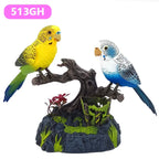 Singing Bird Home Decor Ornament - Voice Activated, 16 cm, Plastic, view 4