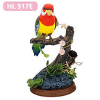 Singing Bird Home Decor Ornament - Voice Activated, 16 cm, Plastic, view 6