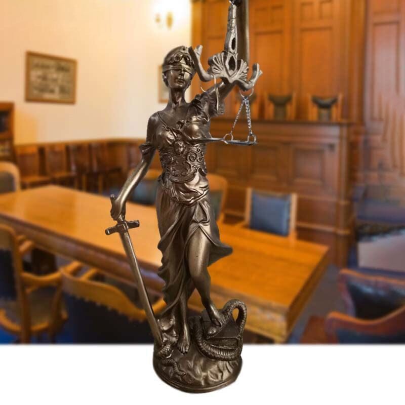 Goddess of Justice Decoration Statue - Resin, 30 cm, European Style, view 10