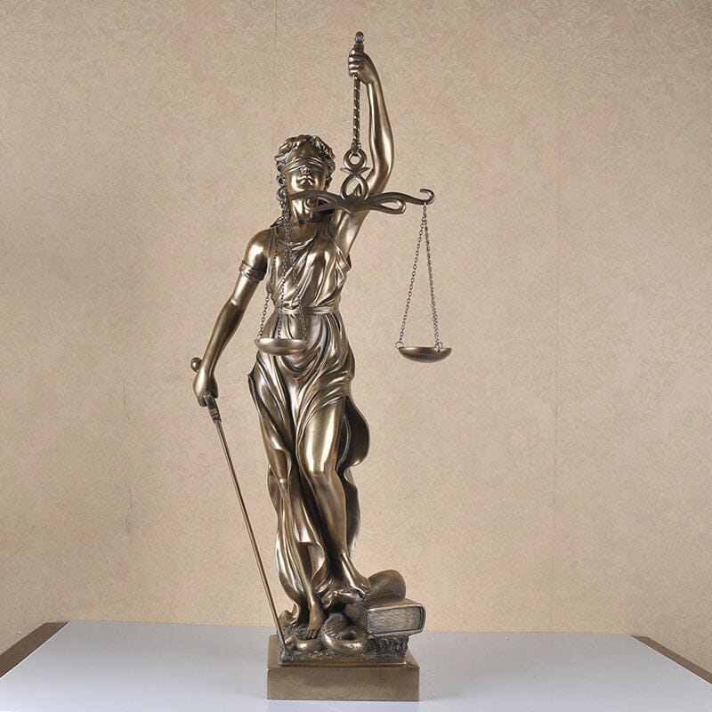 Goddess of Justice Decoration Statue - Resin, 30 cm, European Style, view 15