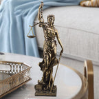Goddess of Justice Decoration Statue - Resin, 30 cm, European Style, view 16