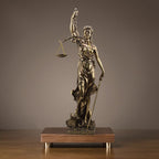 Goddess of Justice Decoration Statue - Resin, 30 cm, European Style, view 2