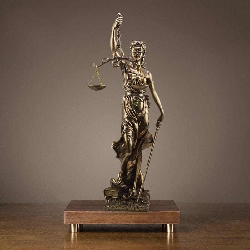 Goddess of Justice Decoration Statue - Resin, 30 cm, European Style, view 2