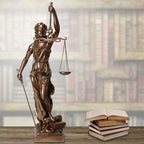 Goddess of Justice Decoration Statue - Resin, 30 cm, European Style, view 5