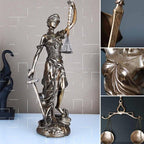 Goddess of Justice Decoration Statue - Resin, 30 cm, European Style, view 6