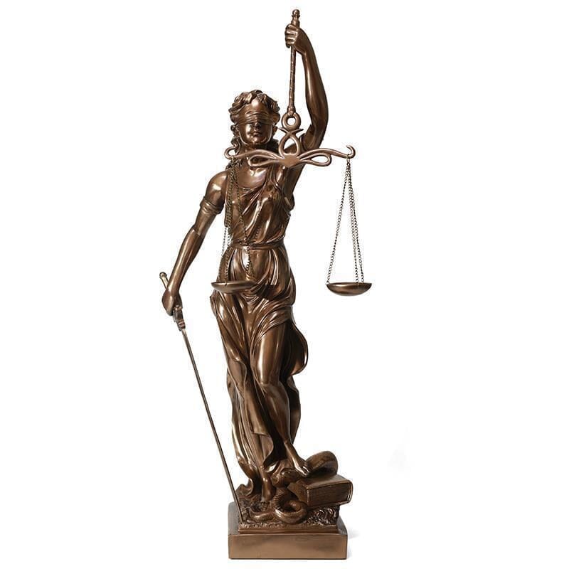 Goddess of Justice Decoration Statue - Resin, 30 cm, European Style, view 8