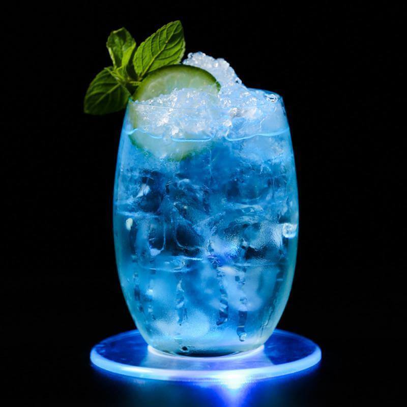 Acrylic Ultra-Thin LED Coaster - 0.3 cm Thick, White or Colourful Light, view 10