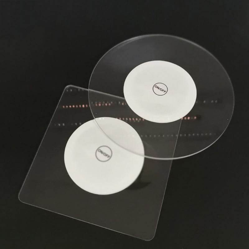 Acrylic Ultra-Thin LED Coaster - 0.3 cm Thick, White or Colourful Light, view 13