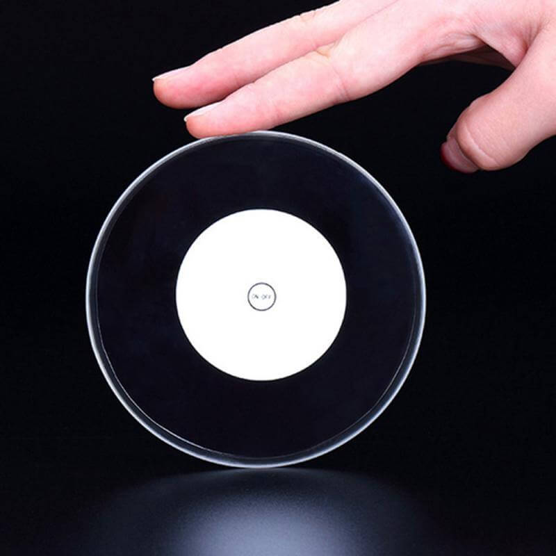 Acrylic Ultra-Thin LED Coaster - 0.3 cm Thick, White or Colourful Light, view 7
