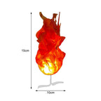 Floating Fireball Halloween Ornament Light - LED, Fabric, 15 x 10 cm, Orange, view 2