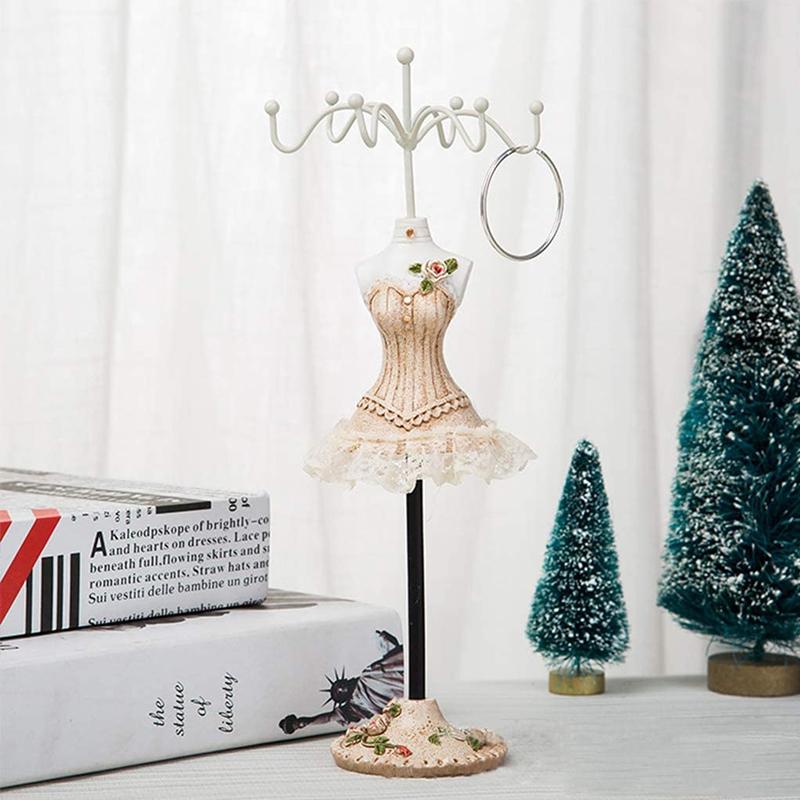 Resin Female Bust Jewellery Stand - 25 cm Height, Home or Retail Display, view 10