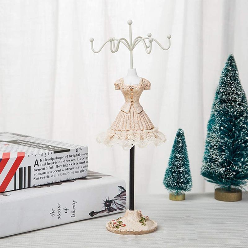 Resin Female Bust Jewellery Stand - 25 cm Height, Home or Retail Display, view 11