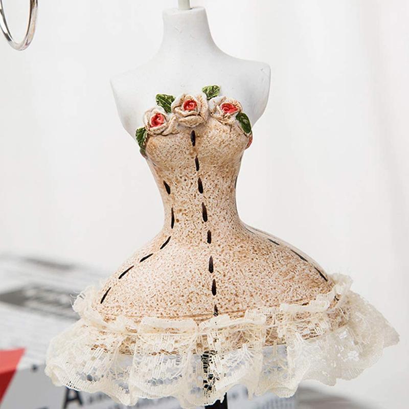 Resin Female Bust Jewellery Stand - 25 cm Height, Home or Retail Display, view 7