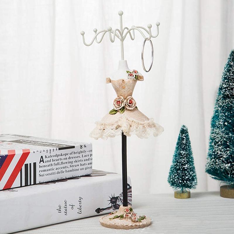 Resin Female Bust Jewellery Stand - 25 cm Height, Home or Retail Display, view 8