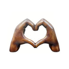 Heart Statue Modern Art Decor - Synthetic Resin, Romantic Symbol, view 10