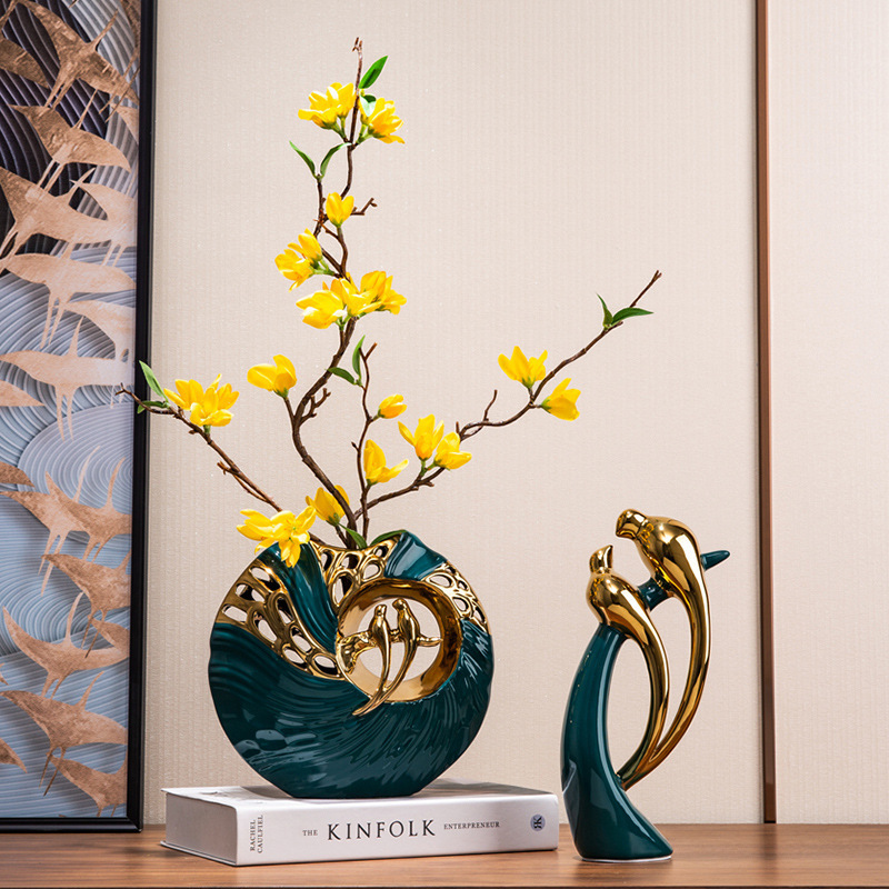 Handmade Modern Ceramic Sculpture Decoration - Artistic Home Decor, view 2